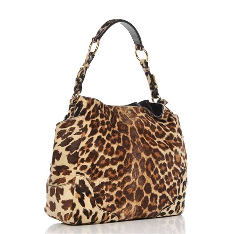 Prada Pony Hair Leopard Bag 